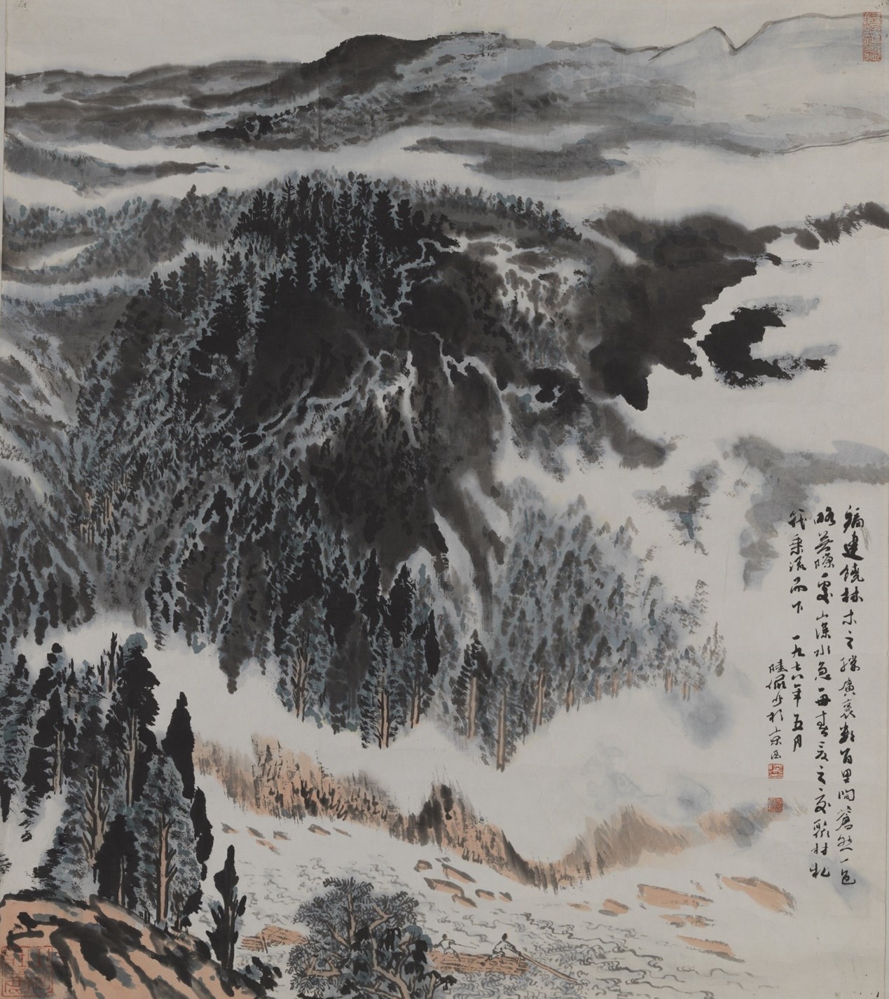 <h2>乘流而下</h2><p>作者：陆俨少（1909-1993）</p><p>创作年代：1978年</p><p>规格：83cm×72cm</p><p>品类：中国画</p>